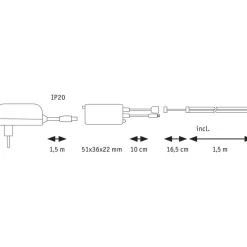 Online LED-valonauha SimpLED Full-Line COB, 330lm/m, 840LEDs/m, RGB, 24VA, eri kokoja Led-Nauhat