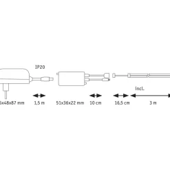 Online LED-valonauha SimpLED Full-Line COB, 330lm/m, 840LEDs/m, RGB, 24VA, eri kokoja Led-Nauhat
