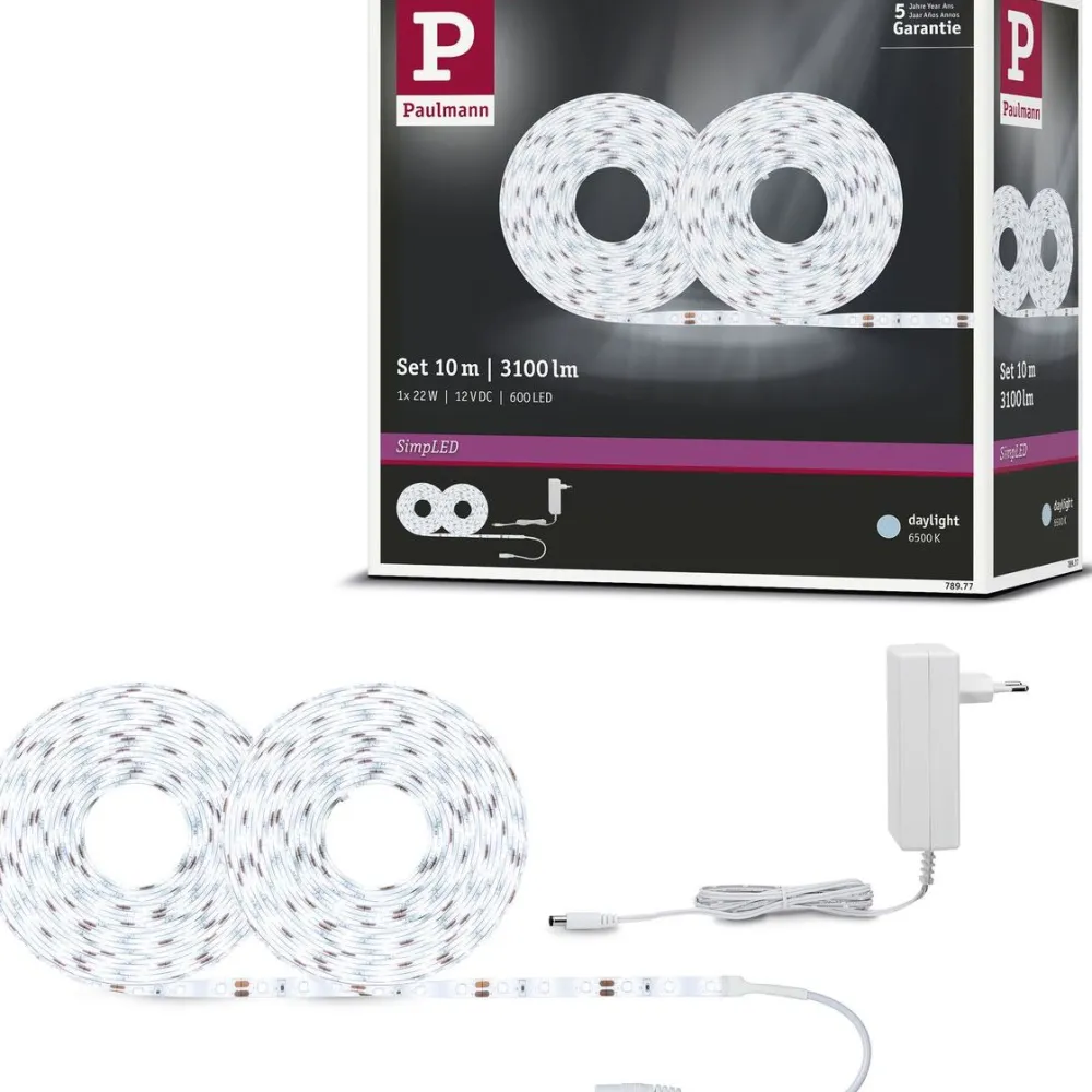 Clearance LED-valonauha SimpLED, 260lm/m, 60LEDs/m, 6500K, eri kokoja Led-Nauhat