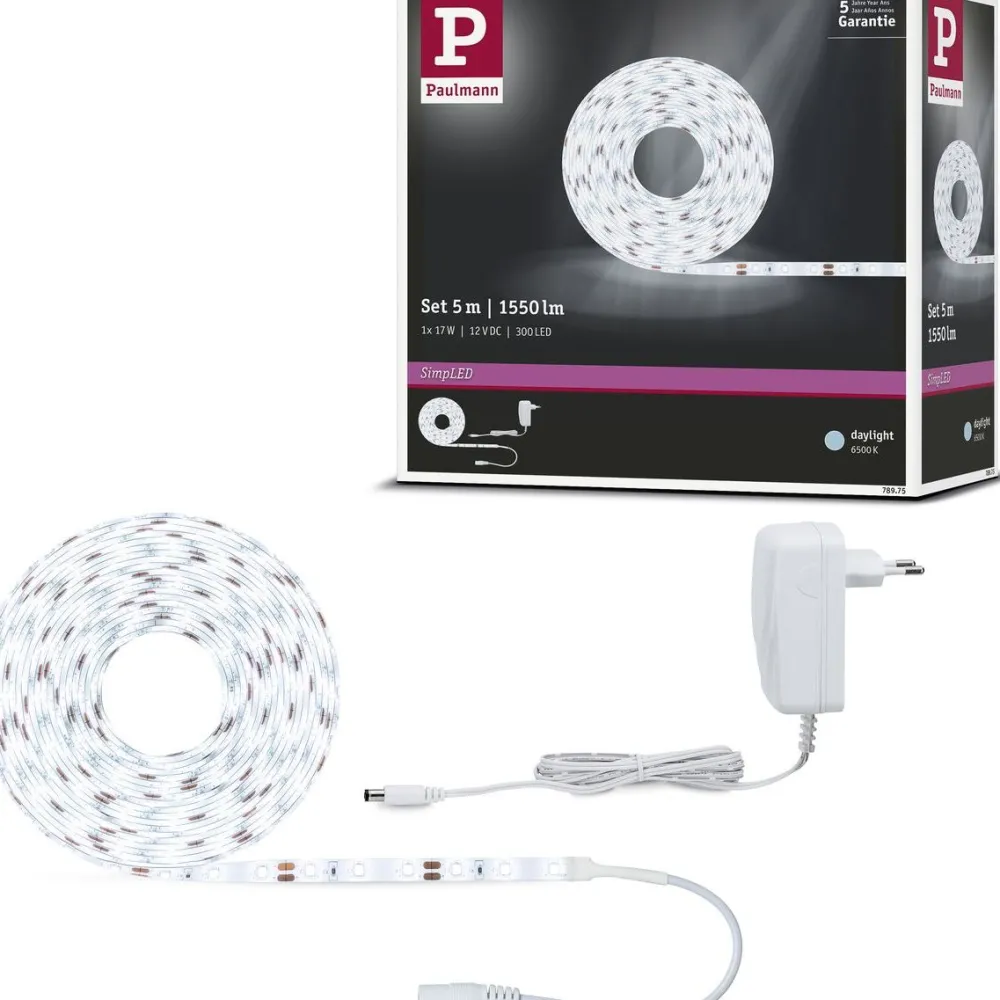 Clearance LED-valonauha SimpLED, 260lm/m, 60LEDs/m, 6500K, eri kokoja Led-Nauhat