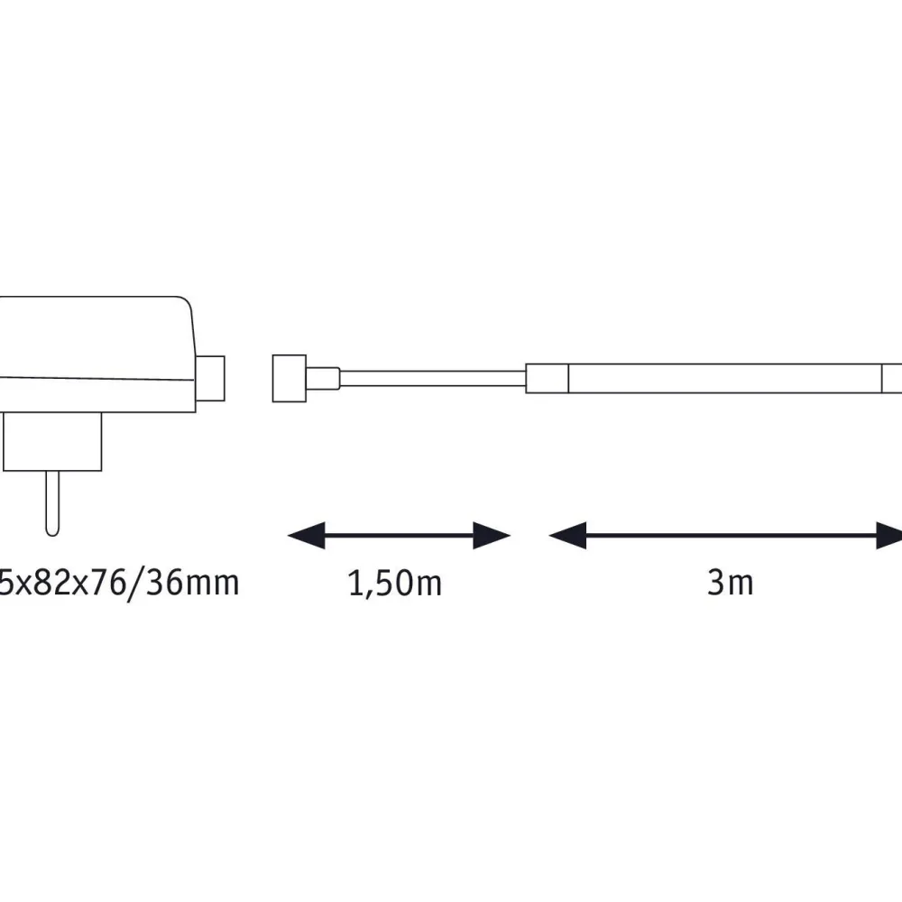 LED-valonauha ulkokäyttöön SimpLED, 3m, IP65, 12W, 200lm/m, 3000K, 18VA Led-Nauhat