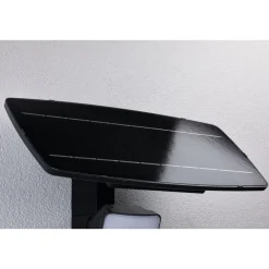 LED-valonheitin aurinkokennolla Solar Flotas, hämäräohjattu liiketunnistin (HF), IP65, 3000K, 700lm, antrasiitti*Paulmann Clearance