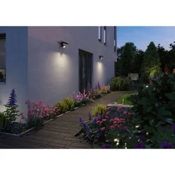 LED-valonheitin aurinkokennolla Solar Flotas, hämäräohjattu liiketunnistin (HF), IP65, 3000K, 700lm, antrasiitti*Paulmann Clearance