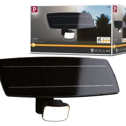 New LED-valonheitin aurinkokennolla Solar Smart Home Zigbee 3.0 Flotas, IP65, 3000K, 700lm, antrasiitti Puutarhavalaisimet