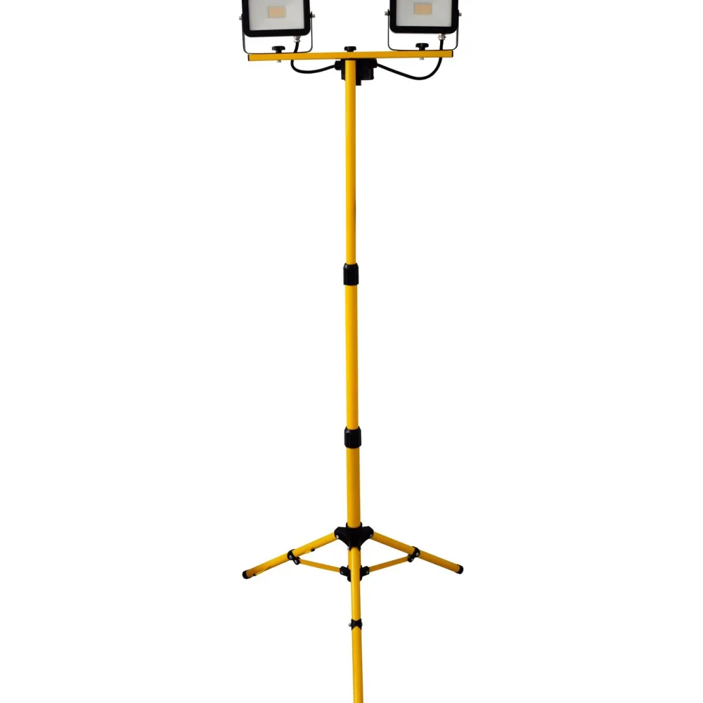 LED-valonheitin 2x20W IP44 kolmijalalla Valonheittimet