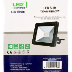 Sale LED-valonheitin Slim, 20W, 2000lm, 4500K Valonheittimet