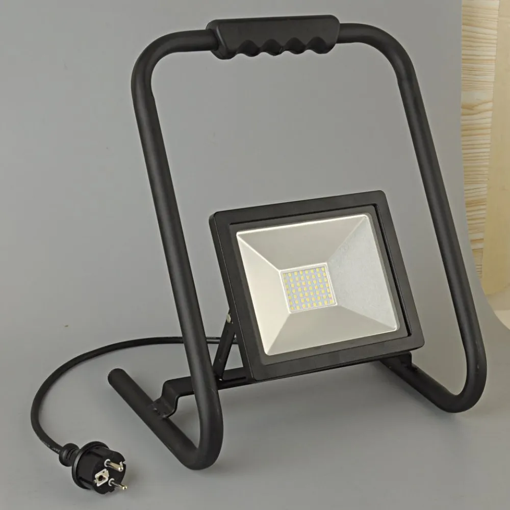 LED-valonheitin Slim, 30W, H-jalustalla, 2400lm, 4500K, IP44*LED Energie Discount