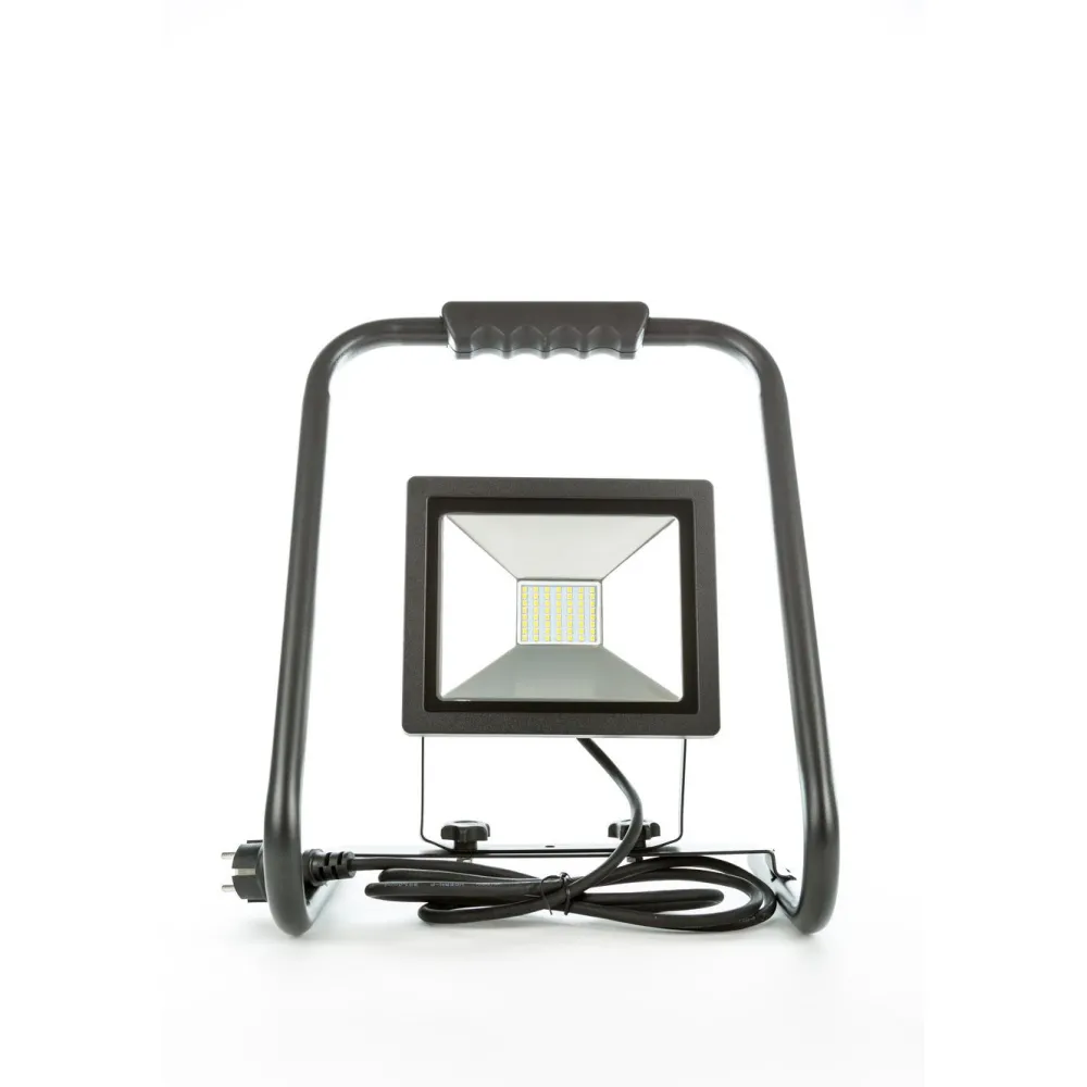 LED-valonheitin Slim, 30W, H-jalustalla, 2400lm, 4500K, IP44*LED Energie Discount