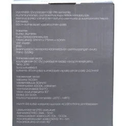 LED-valonheitin 20 W 12 V 1600 lm 4000 K IP43 0,8 m kumikaapeli PIR-sensori Valonheittimet