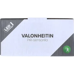 LED-valonheitin 20 W 12 V 1600 lm 4000 K IP43 0,8 m kumikaapeli PIR-sensori Valonheittimet
