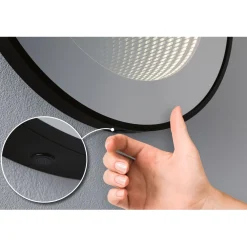 LED-valopeili Miro Ø50cm IP44 70lm 11.5W mattamusta*Paulmann Hot