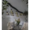 Outlet LED-valosarja Circus Shade 12-osainen 495cm harmaa Jouluvalot Ja Koristevalot