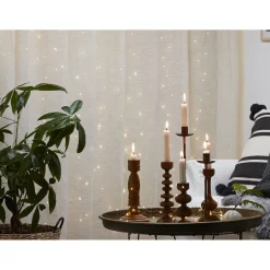Sale LED-valoverho Dew Drop, 100 LED, 100x100cm, hopea Jouluvalot Ja Koristevalot