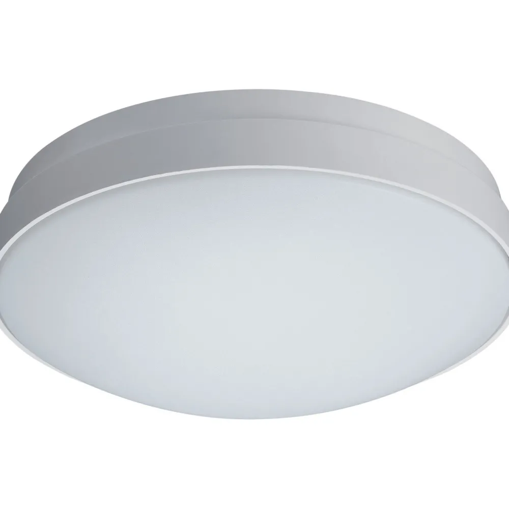 Outlet LED-yleisvalaisin Giotto 235 ø265 mm pinta-asennettava 12 W 4000 K IP44 valkoinen Julkisten Tilojen Valaisimet