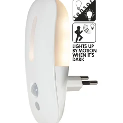 LED-yövalo Sensor Nightlight, 2700K, 20lm, valkoinen*Star Trading Sale