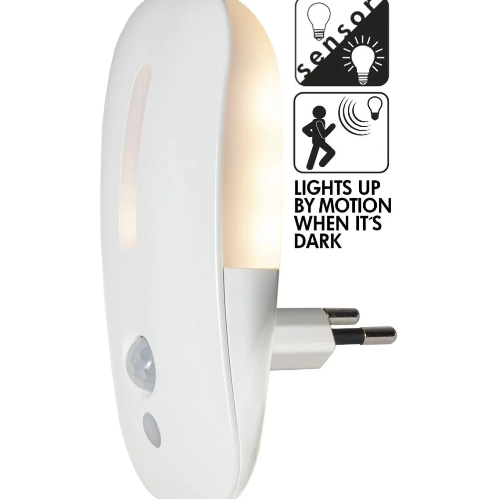 LED-yövalo Sensor Nightlight, 2700K, 20lm, valkoinen*Star Trading Sale