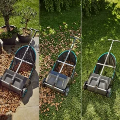 Lehtienkerääjä sis. harjakset nurmelle ja terassikiveykselle*Gardena