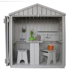 Hot Leikkimökki Harmonia 600x1200x1400 mm puuvalmis Leikkimökit