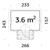 Sale Leikkimökki Jennie 3,6 m² Leikkimökit
