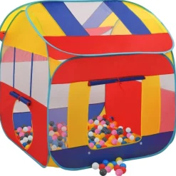 Leikkiteltta 123x120x126 cm 550 pallolla eri värejä*FinePRICE Sale
