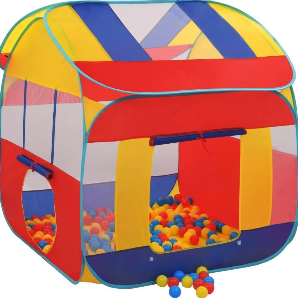 Leikkiteltta 123x120x126 cm 550 pallolla eri värejä*FinePRICE Sale