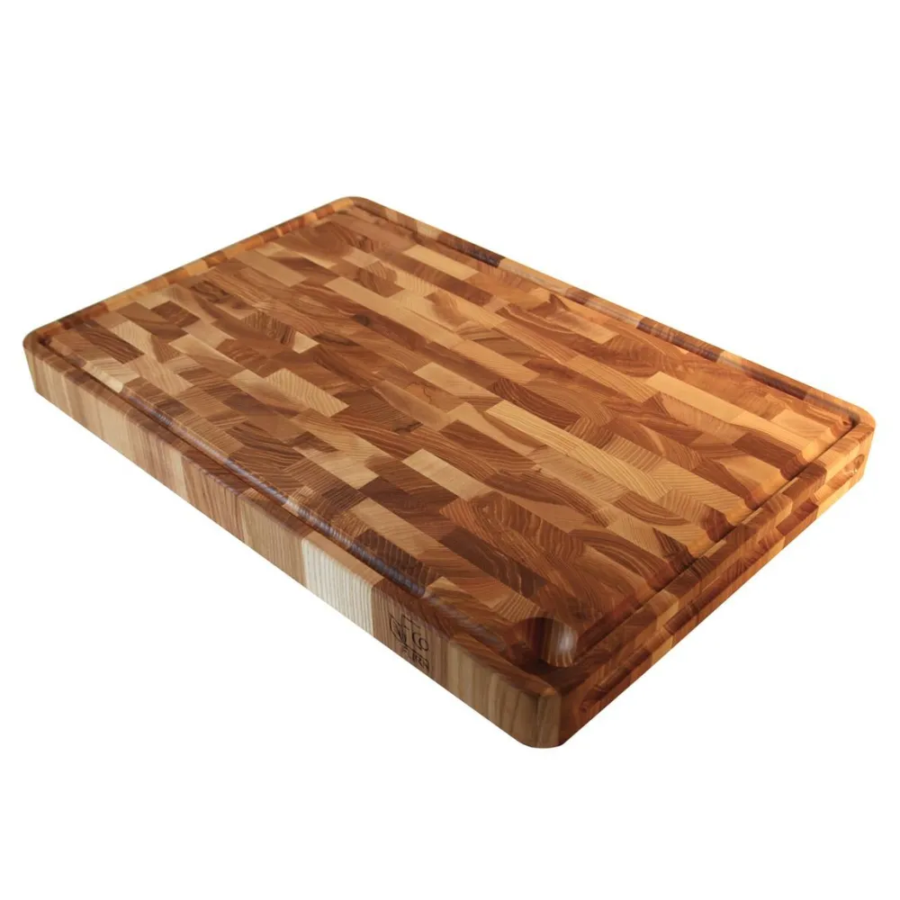 New Leikkuulauta 60 x 40 x 5 cm saarni pellavaöljytty Keittiötarvikkeet