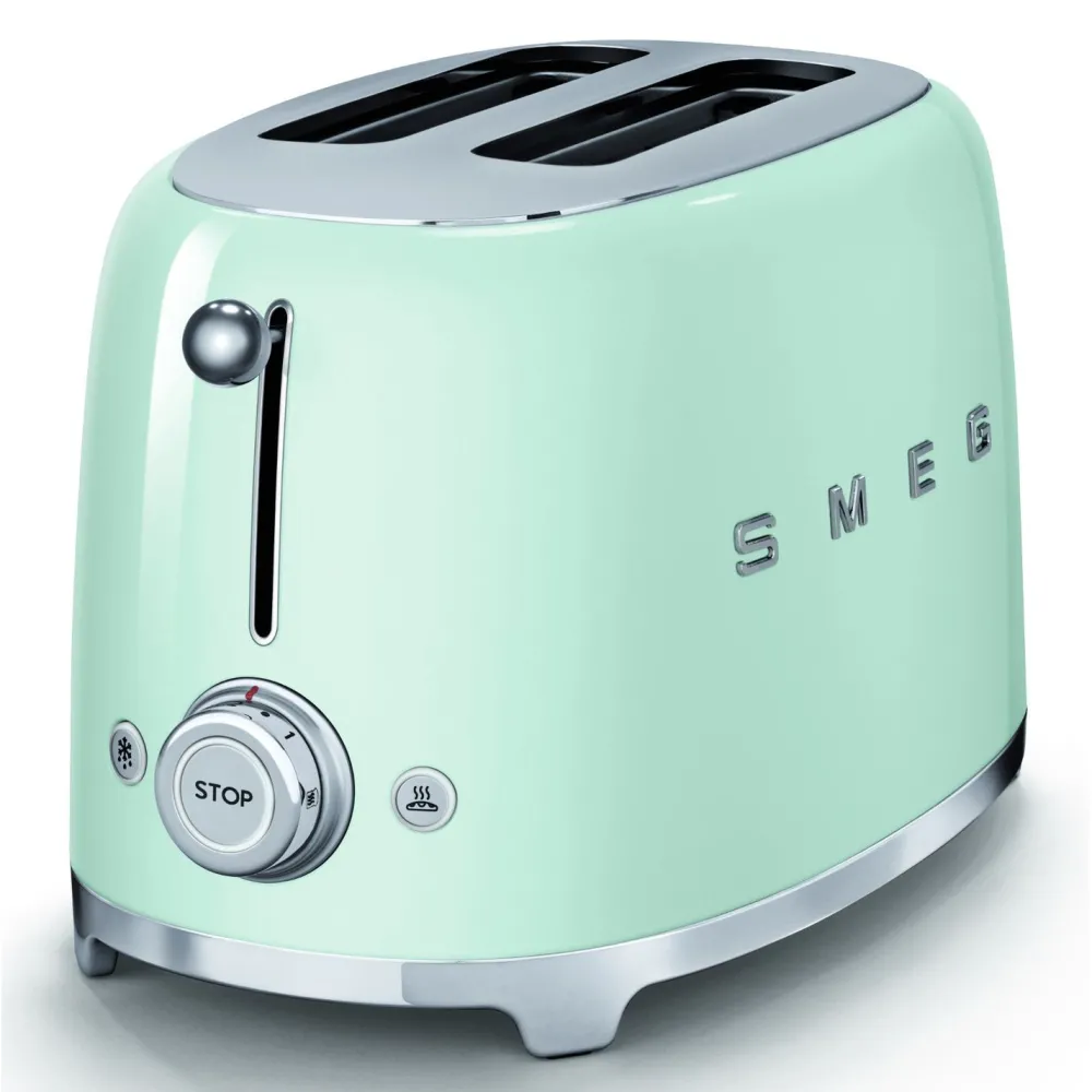 Leivänpaahdin TSF01PGEU 2-viipaleen mintunvihreä*Smeg New