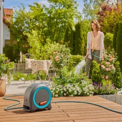 Letkukela Dual Manual M 20 m seinäkiinnitys / siirrettävä*Gardena Outlet