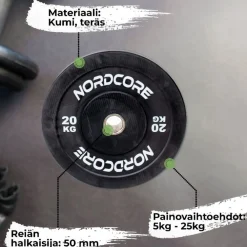 New Levypaino Core Bumper, 5-25kg Voimaharjoittelu