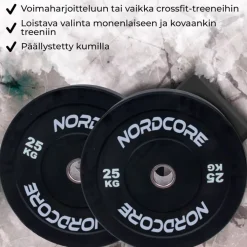Levypainot Bumper Core 10kg, pari*Nordcore Outlet
