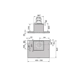 Liesikupu FV-8205-S 50 cm rst Liesituulettimet|Liesituulettimet Huippuimuriohjauksella