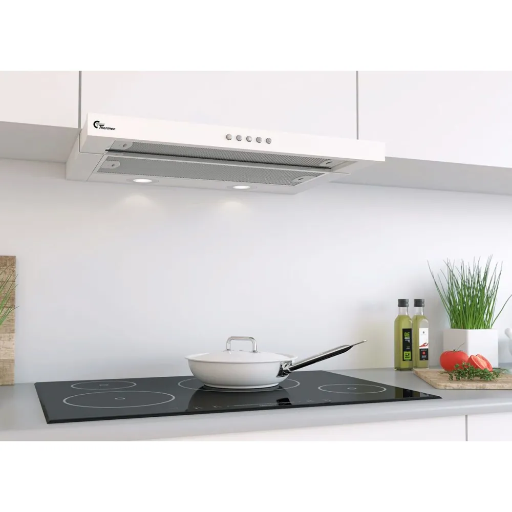 Liesikupu Super Silent Slider 600mm valkoinen ilmanvaihdon ohjaus/tehostus*Thermex Best