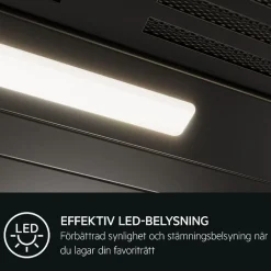 Liesituuletin DPE5650M, 59.8cm, kaapiston alle, teräs*AEG Discount