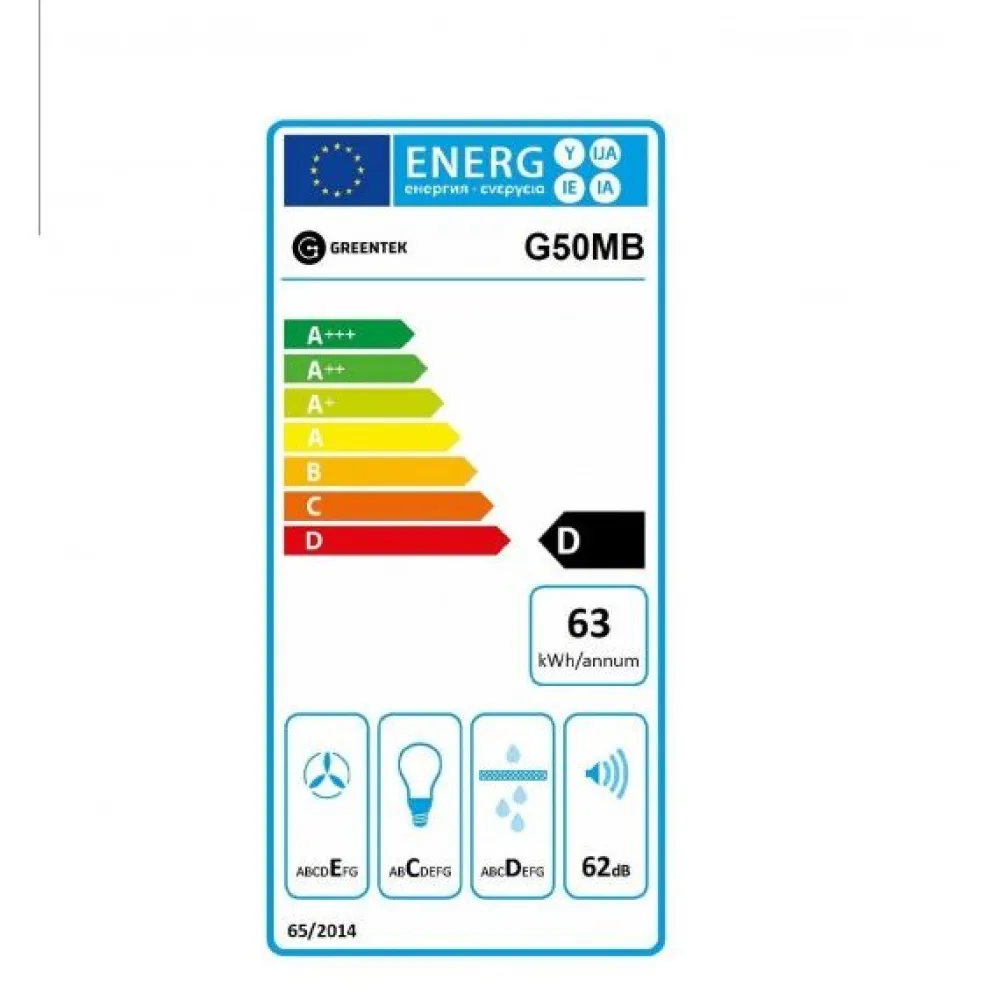 Discount Liesituuletin Greentek G50MB, 50cm, musta Liesituulettimet|Liesituulettimet Huippuimuriohjauksella
