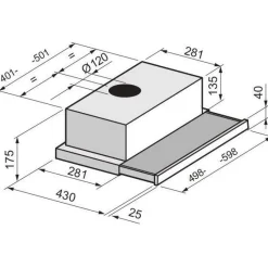 Discount Liesituuletin Greentek GTL60-LC28MW 60 cm valkoinen Ulosvedettävät Liesituulettimet|Liesituulettimet Moottorilla