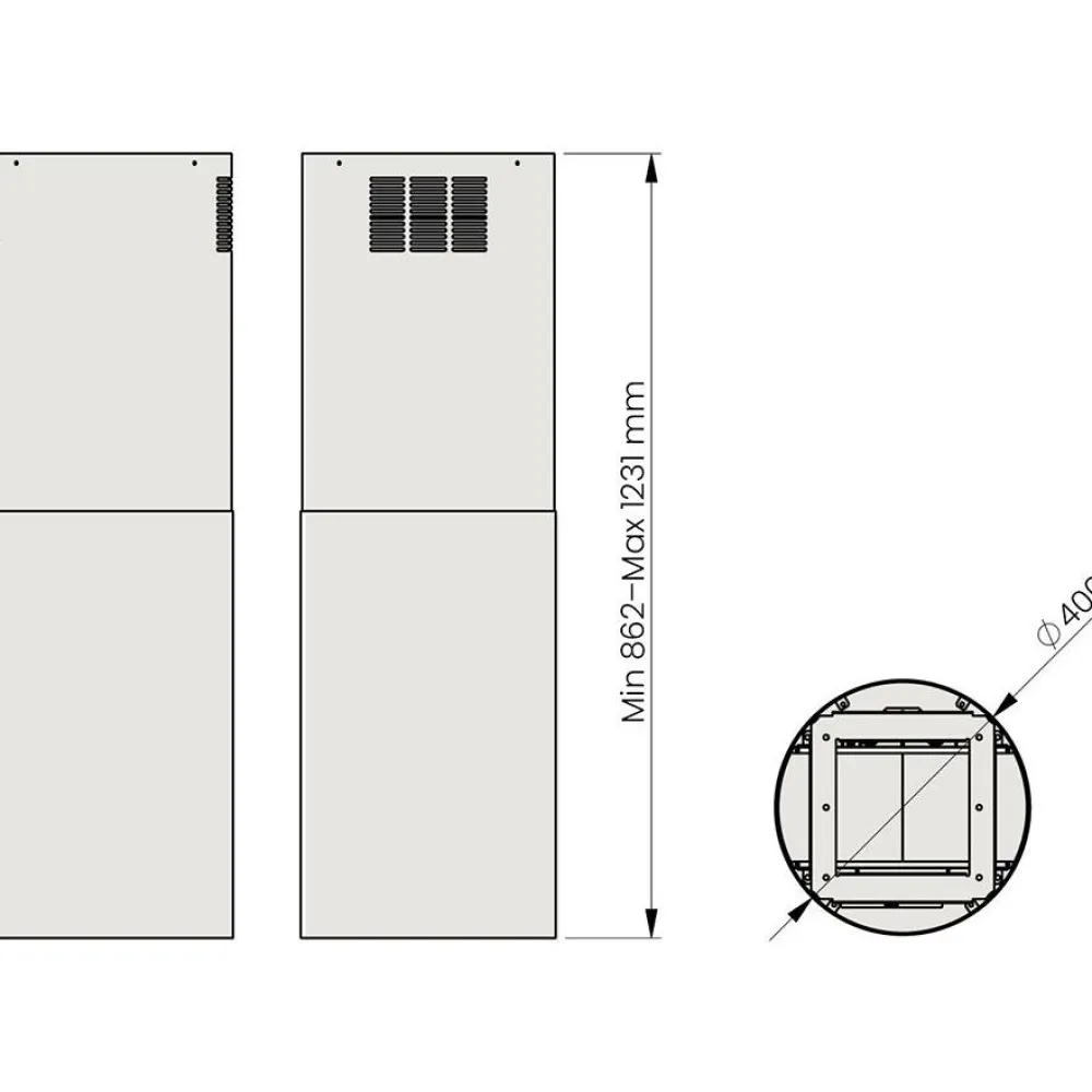 Liesituuletin I-79 40cm eri värejä*Savo Best