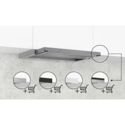 Clearance Liesituuletin iQ300 LI67RB531, 60cm, teräs Liesituulettimet|Liesituulettimet Moottorilla