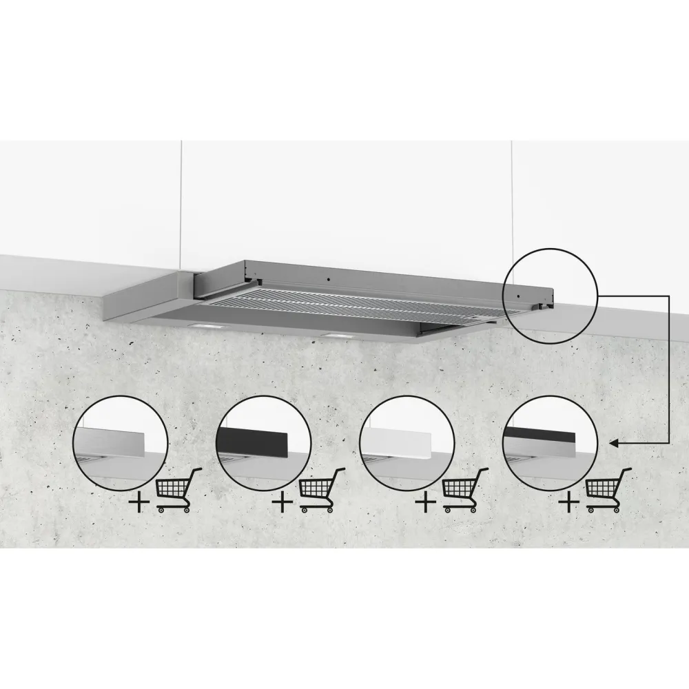 Clearance Liesituuletin iQ300 LI67RB531, 60cm, teräs Liesituulettimet|Liesituulettimet Moottorilla