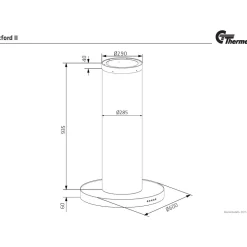 Liesituuletin Oxford II ripustettava 600mm rst omalla moottorilla*Thermex Online