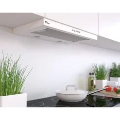 Best Liesituuletin Super Silent Slider 600 mm sisäinen moottori valkoinen Ulosvedettävät Liesituulettimet