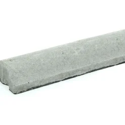 Liimattava reunakivi suora 1000x130x80 mm sileä harmaa*Rudus Outlet