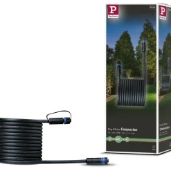 Hot Liitäntäkaapeli Plug & Shine ulkovalaistukseen IP68 musta, eri pituuksia Ulkovalaisintarvikkeet
