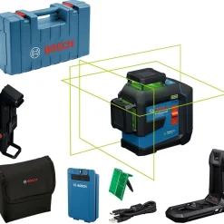 Linjalaser Bosch Professional GLL 80-33 G 3,0 Ah akulla + DK 20 laukku*Bosch Power Tools