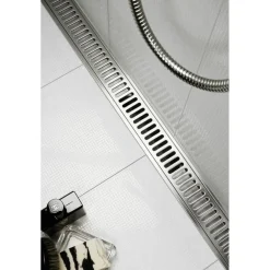 Linjalattiakaivon ritilä Classicline Column 1602, eri kokoja*Unidrain Clearance