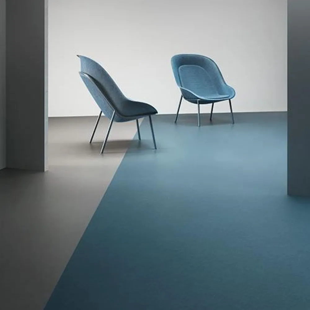 Outlet Linoleumilaatta Marmoleum Click Petrol 30x30 cm petroolinsininen Linoleumi
