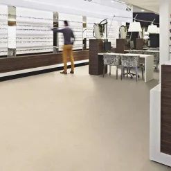 Linoleumilaatta Marmoleum Click Cloudy Sand 30x30 cm harmaa beige Linoleumi