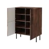 Lipasto ART DECO 4D, ruskea (2364) Lipastot