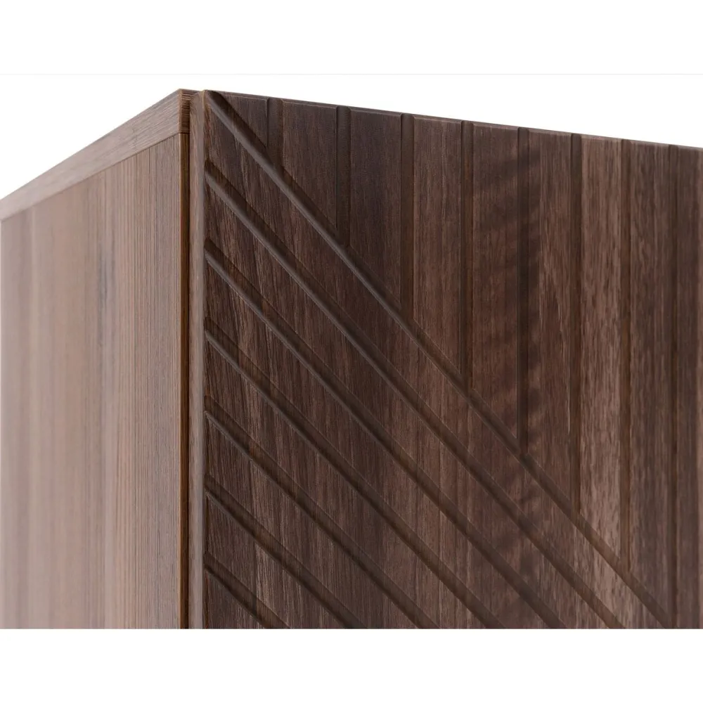 Lipasto ART DECO 4D, ruskea (2364) Lipastot