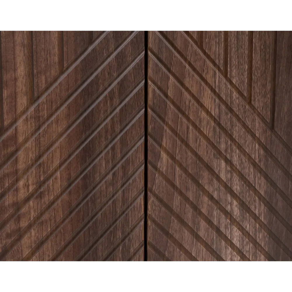 Lipasto ART DECO 4D, ruskea (2364) Lipastot