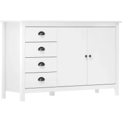 Lipasto Hill 130x40x80 cm mänty valkoinen*FinePRICE Sale